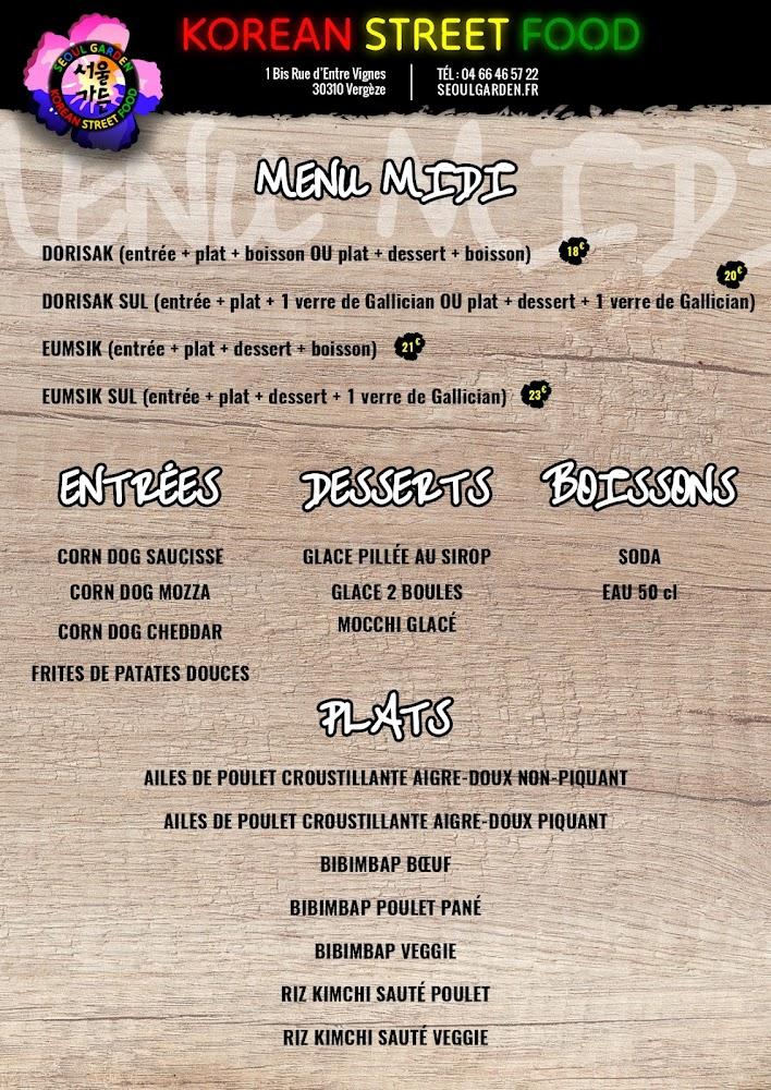 Seoul Garden - Menu Image 2