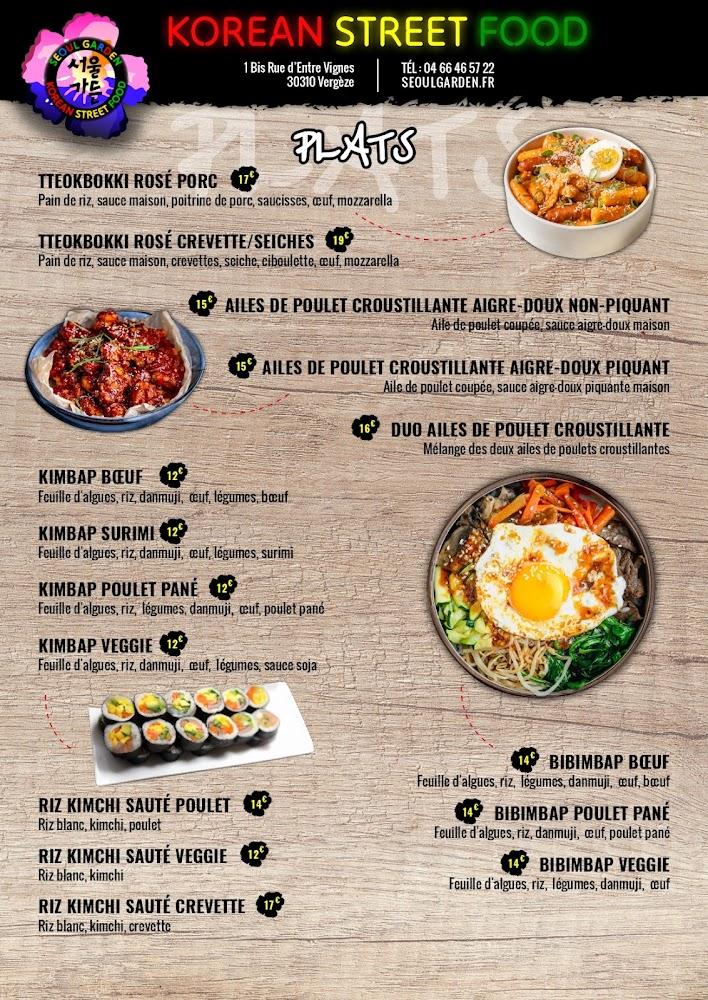 Seoul Garden - Menu Image 3
